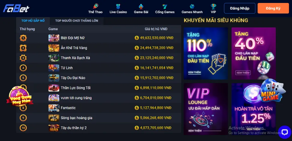 Trải nghiệm di động 66bwin